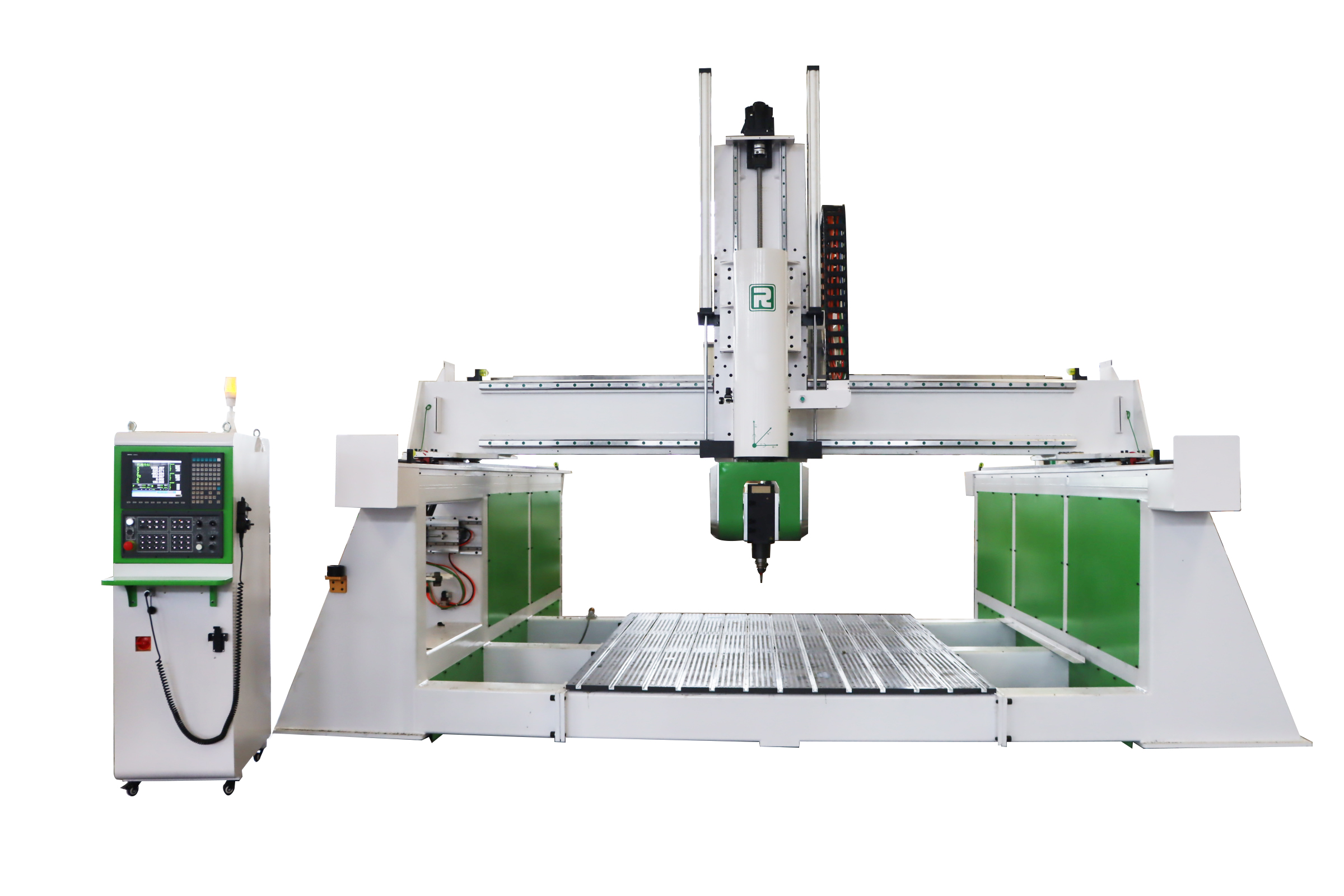 五轴白底
